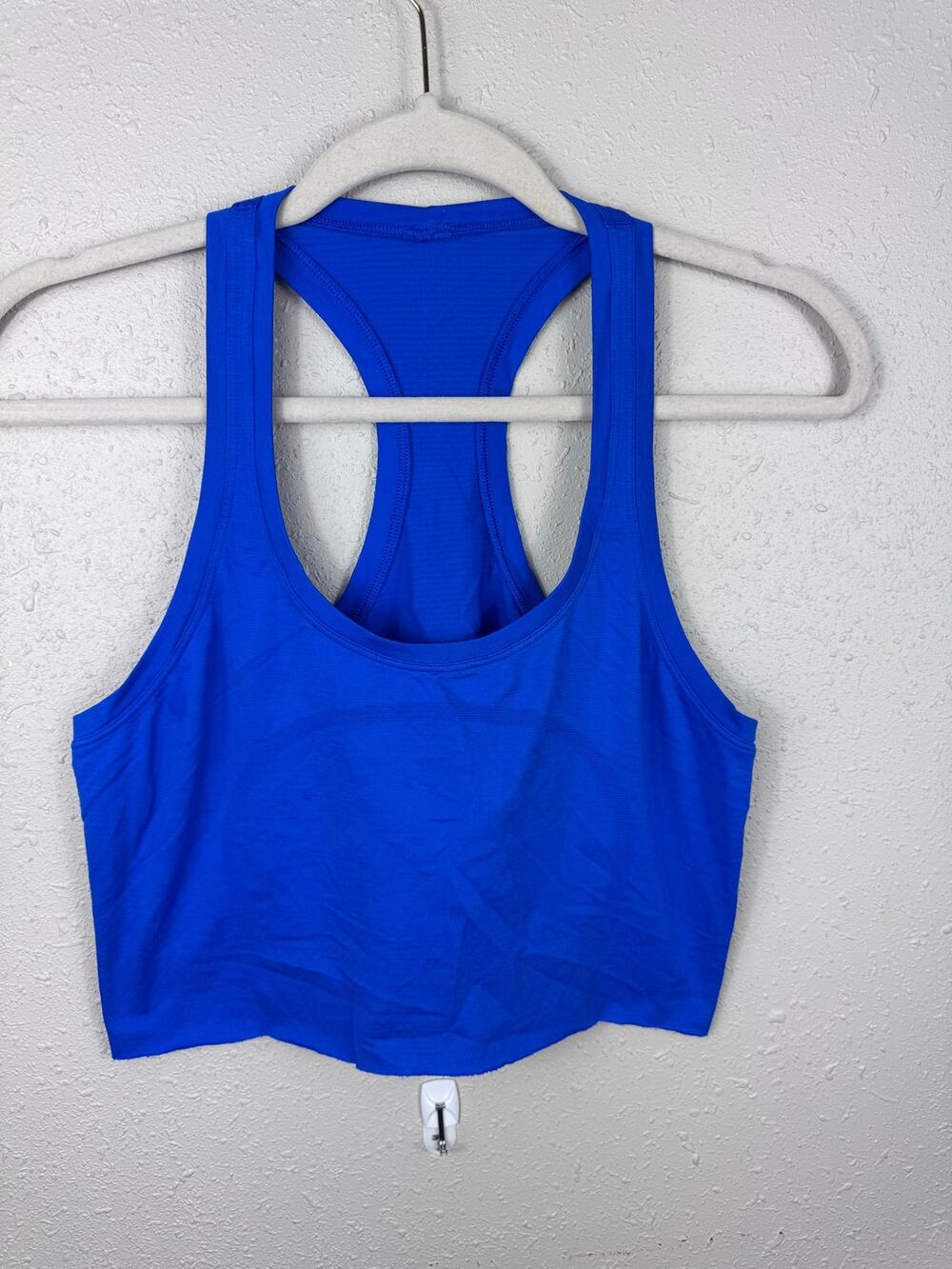 Lululemon Swiftly Blue Cropped Tank Womens Size 8